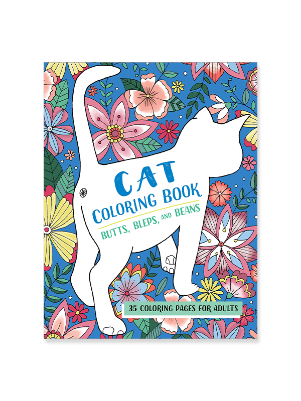 Butts, Bleps, and Beans Cat Coloring Book