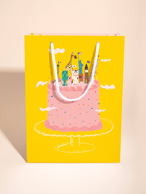 World Cake Gift Bag