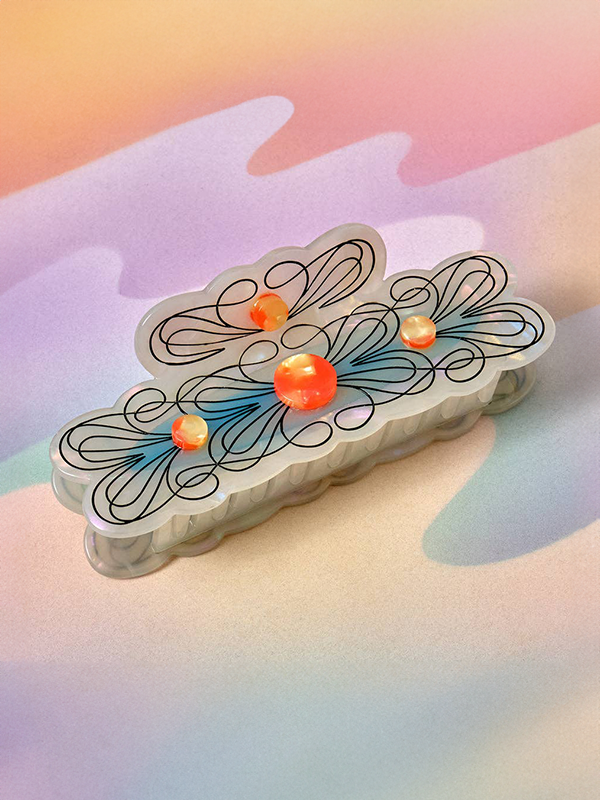 Swirly Hair Claw