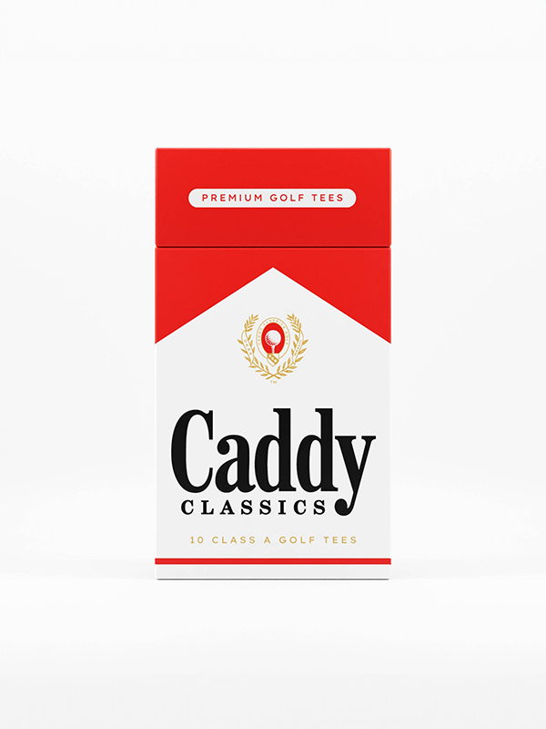 Cigarette Golf Tee Holder and Tees