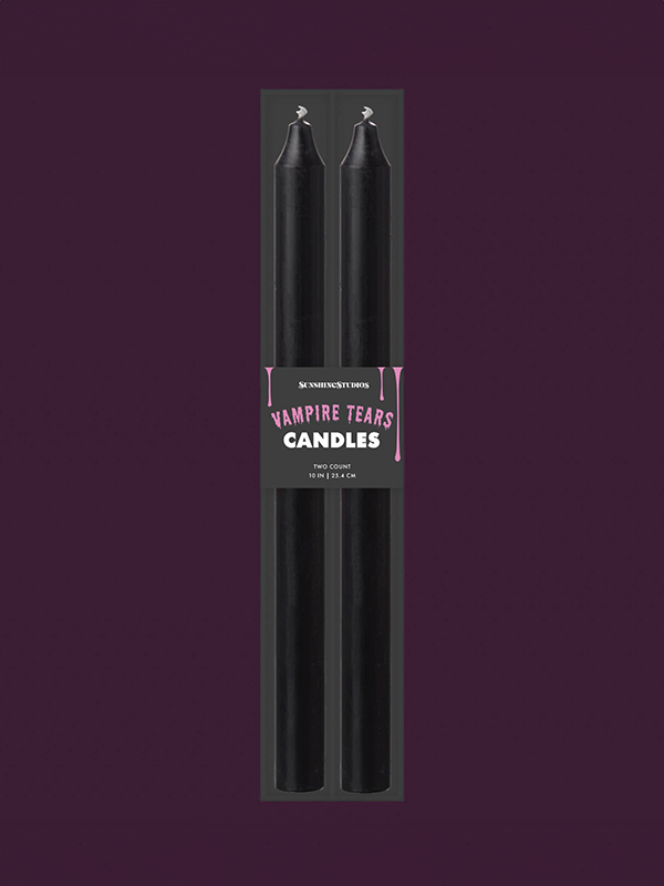 Color Dripping Candles: Vampire Tears (Set of 2)