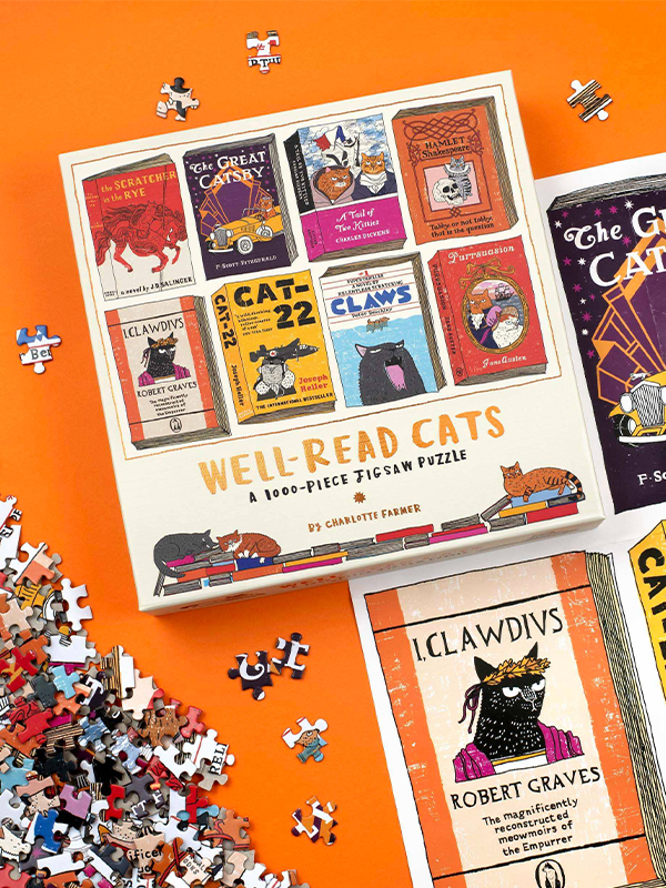 Well-Read Cats: A 1000-Piece Jigsaw Puzzle