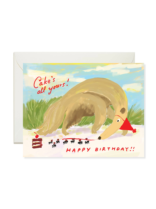 Anteater Birthday Card