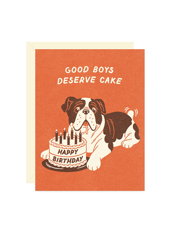 Good Boy Birthday Card