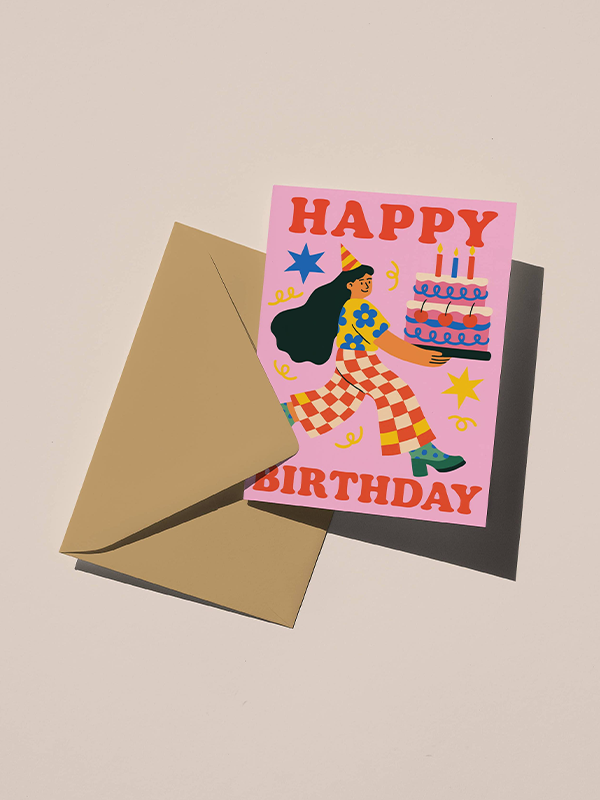 Big Cake Energy Birthday Card