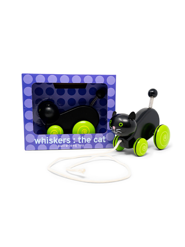 Whiskers the Cat Pull Toy