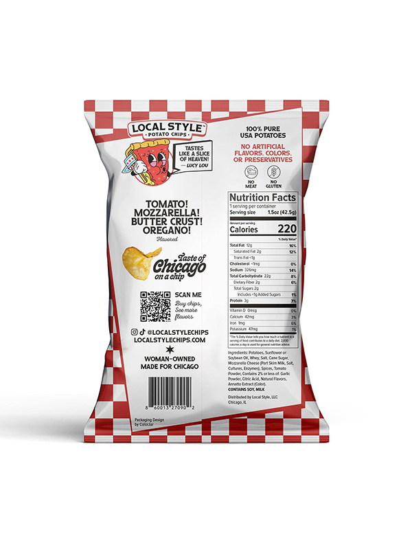 Local Style Chicago Potato Chips: Deep Dish