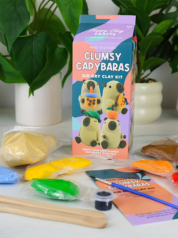 Capybara Air Dry Clay Kit
