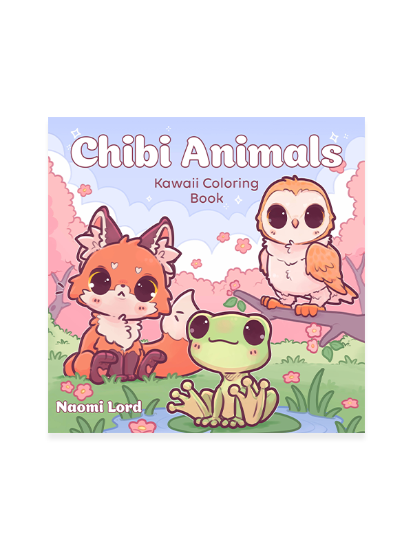 Chibi Animals: Kawaii Coloring Book