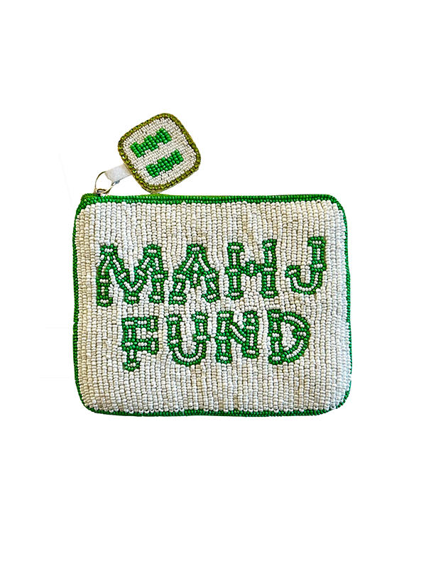 Beaded Coin Purse: Mahj Fund
