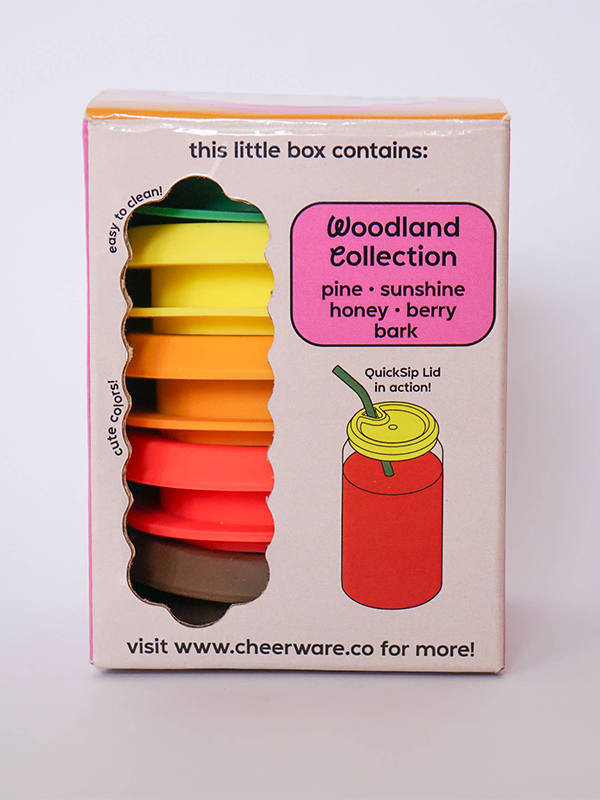 QuickSip Reusable Lid: Woodland