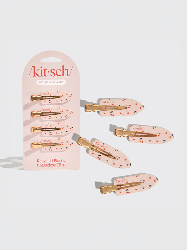 Creaseless Clips: Cherry Print (Set of 4)