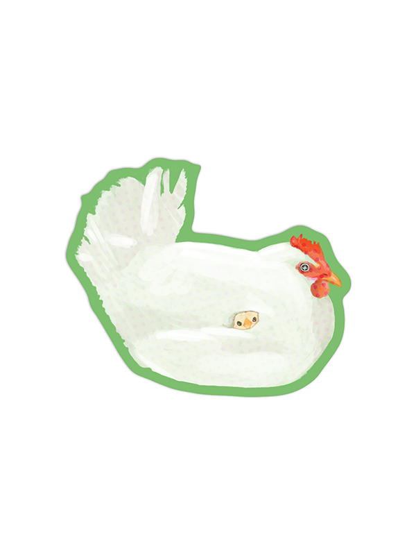 Chicken Mom Sticker