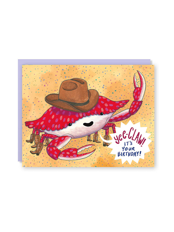 Birthday Crab Card