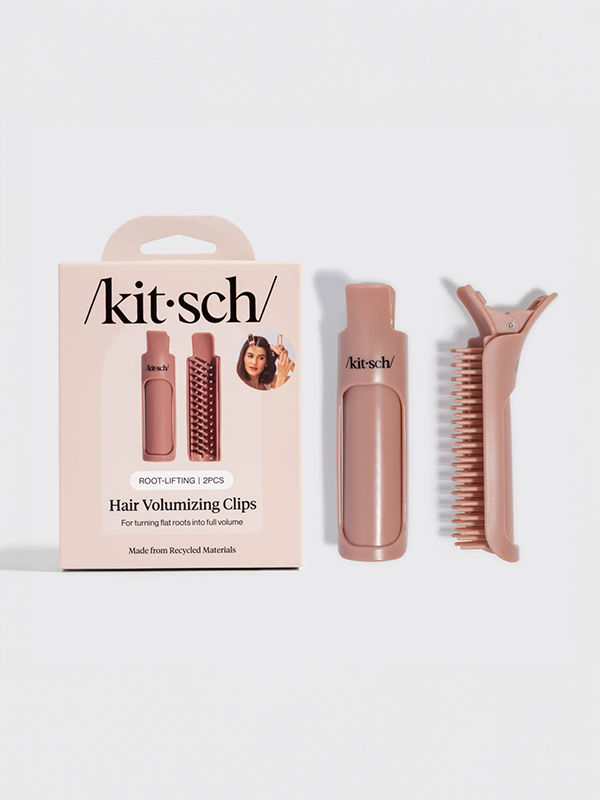 Kitsch Hair Volumizing Clips: Terracotta (Set of 2)