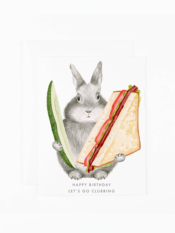 Let's Go Clubbing Birthday Card