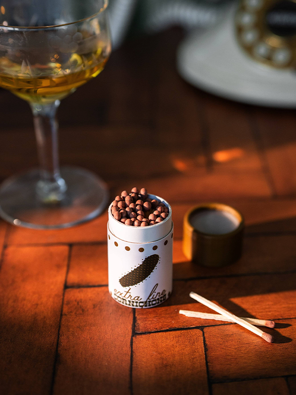 Cocktail Garnish Match Jar: Cornichons