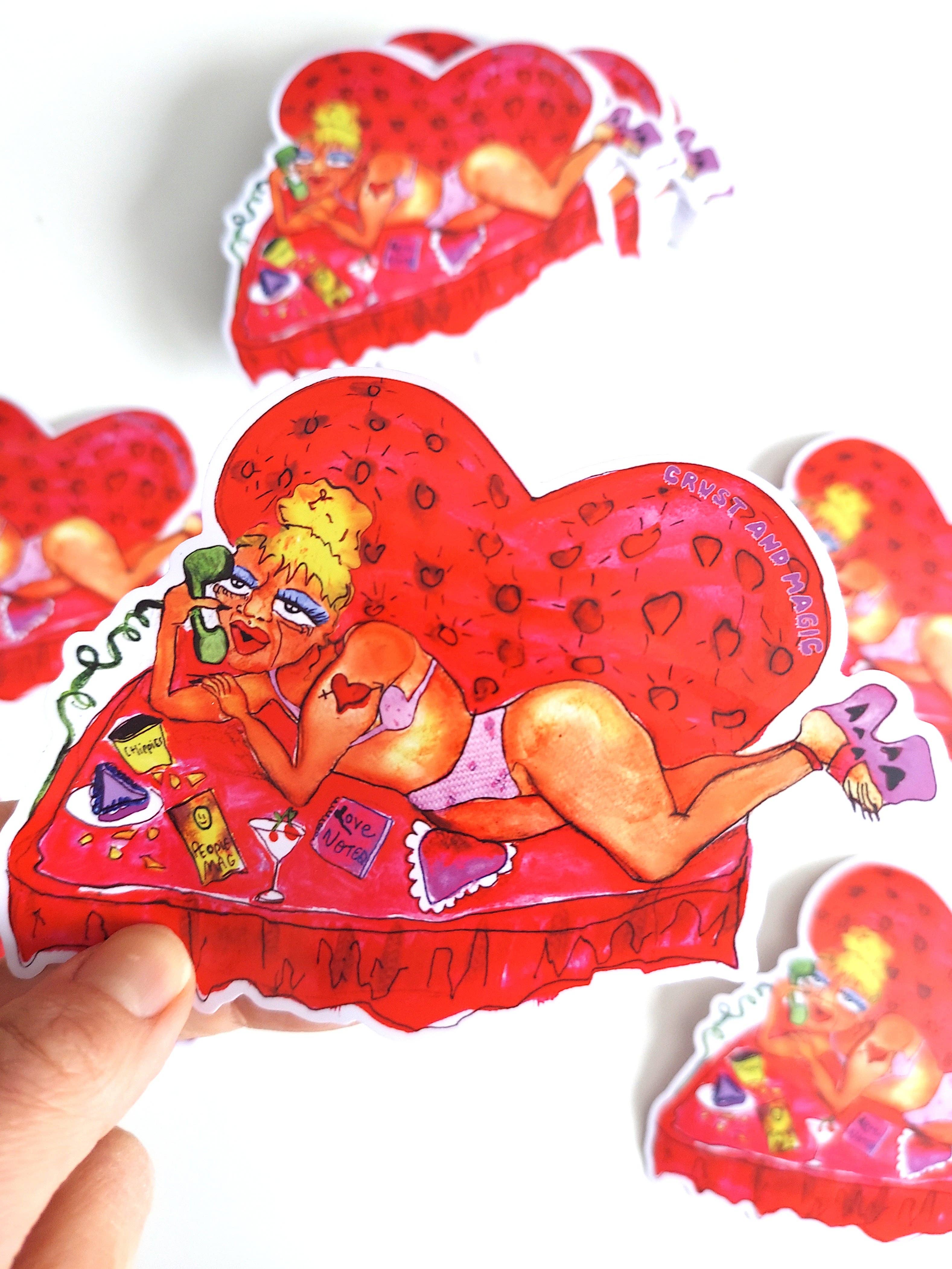 Hangin' on the Telephone Sticker