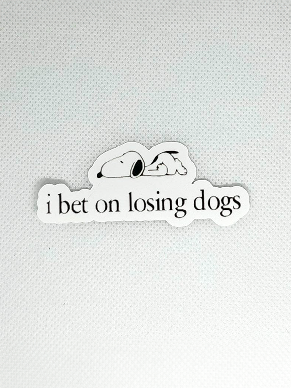 Snoopy Mitski Sticker