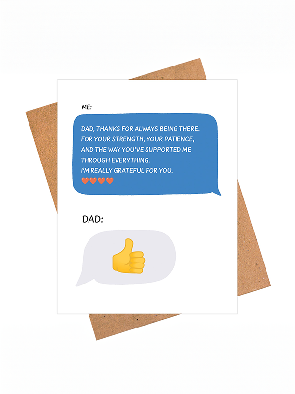Dad Thumbs Up Father’s Day Card