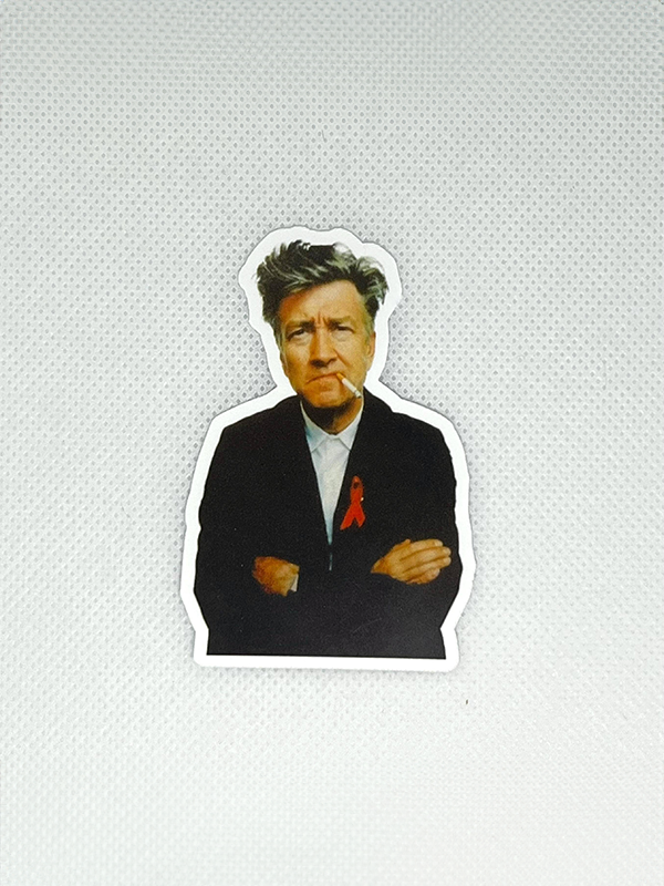 David Lynch Cig Sticker