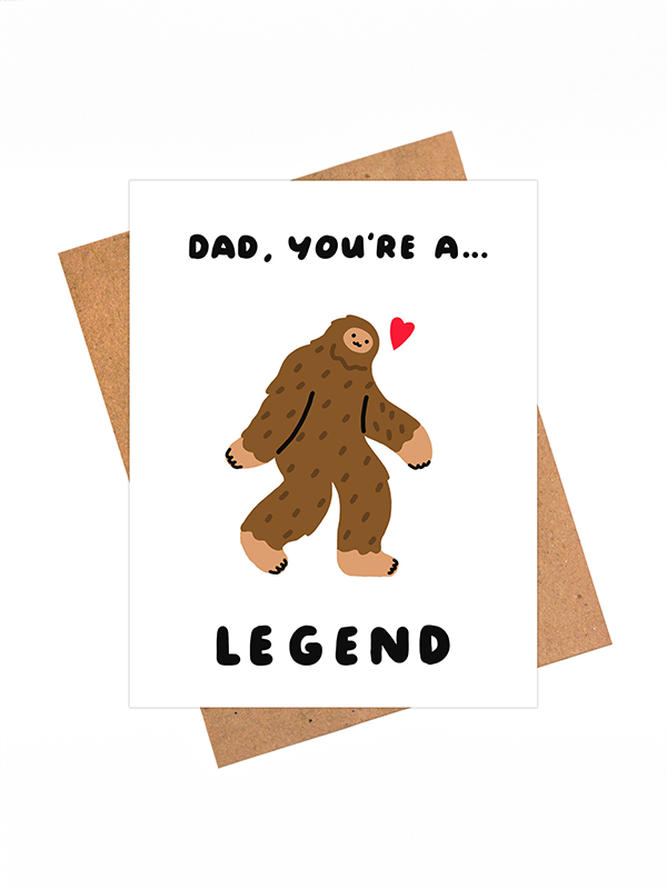 Legendary Dad Card