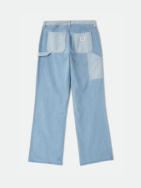 Essex Patchwork Painter Pant: Denim Patchwork