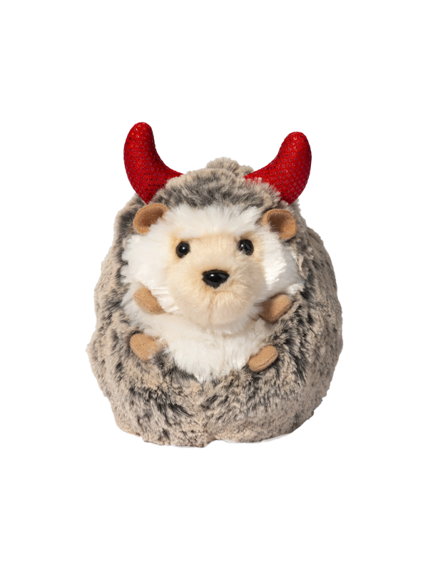 Spunky Hedgehog with Devil Horns