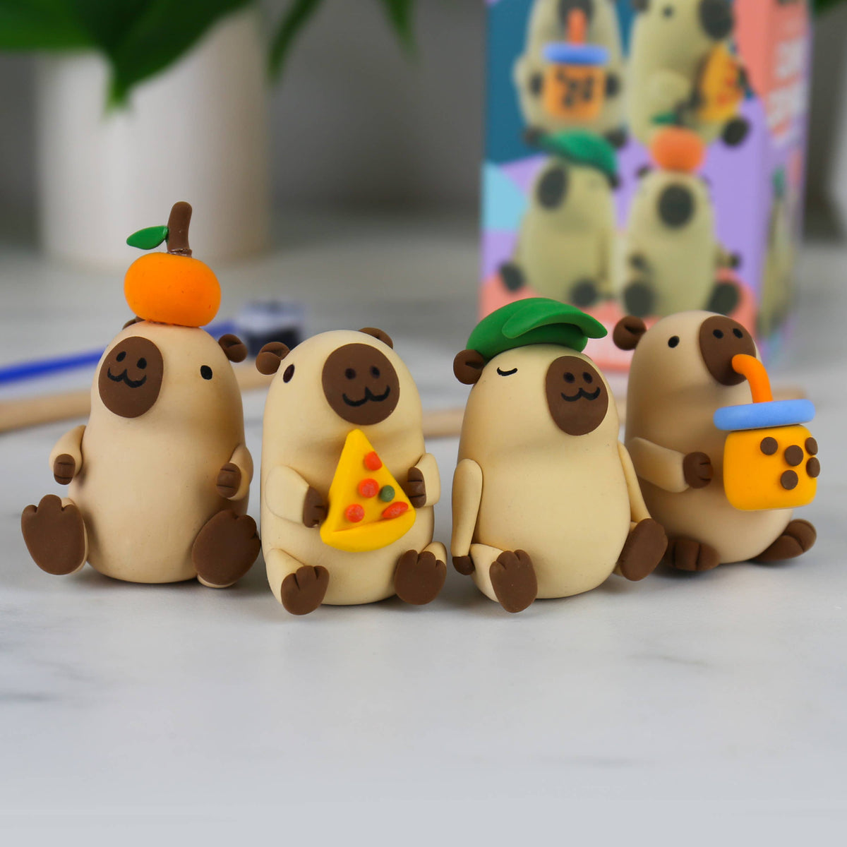 Capybara Air Dry Clay Kit