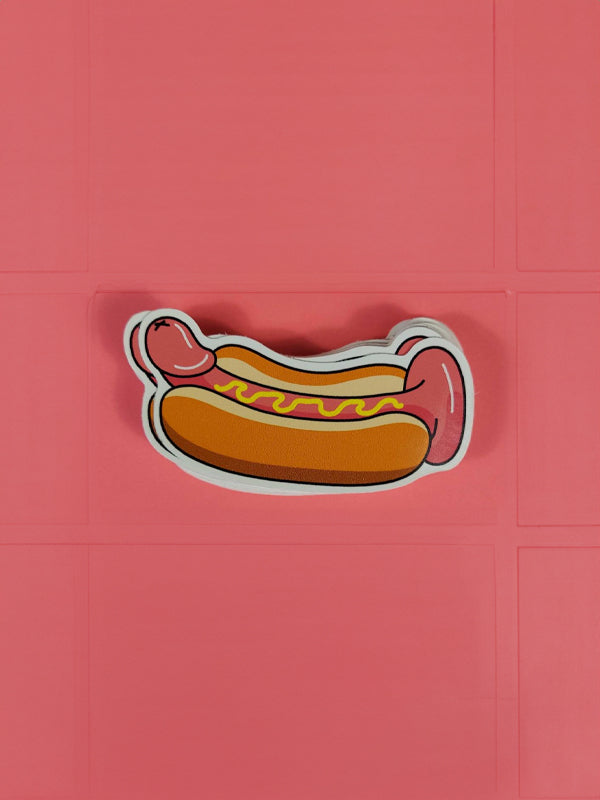 Hot Dickity Dildog Sticker – A playful and cheeky sticker featuring a fun, bold design. Perfect for adding some humor to your laptop, water bottle, or notebook!