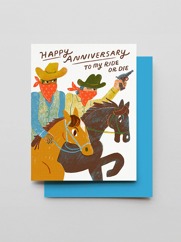 Ride Or Die Anniversary Card