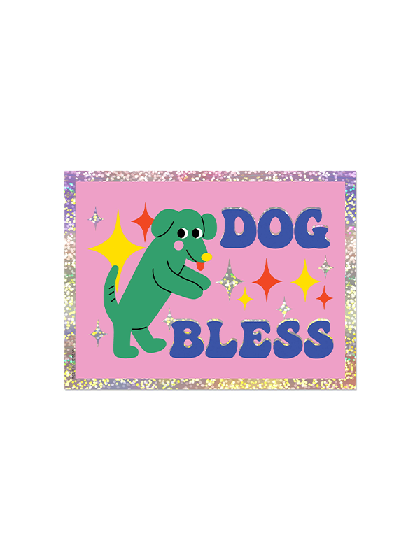 Dog Bless Sticker