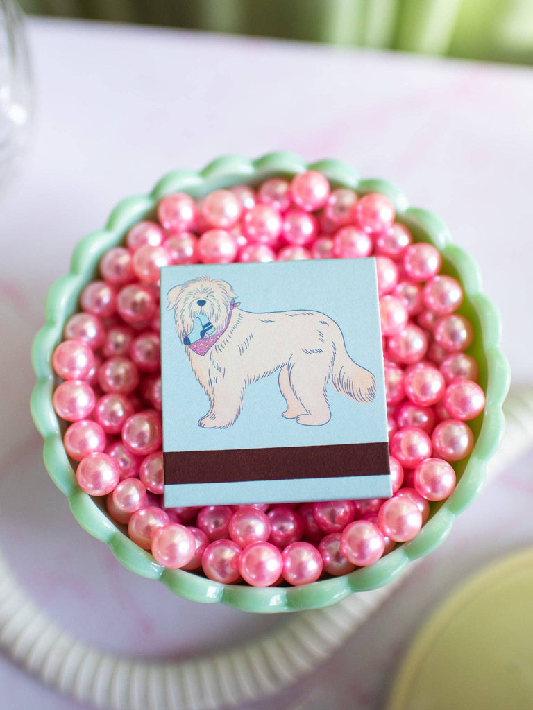 Dog Matchbook – A playful and charming matchbook featuring a fun dog design, perfect for lighting candles or adding a touch of whimsy to your space.