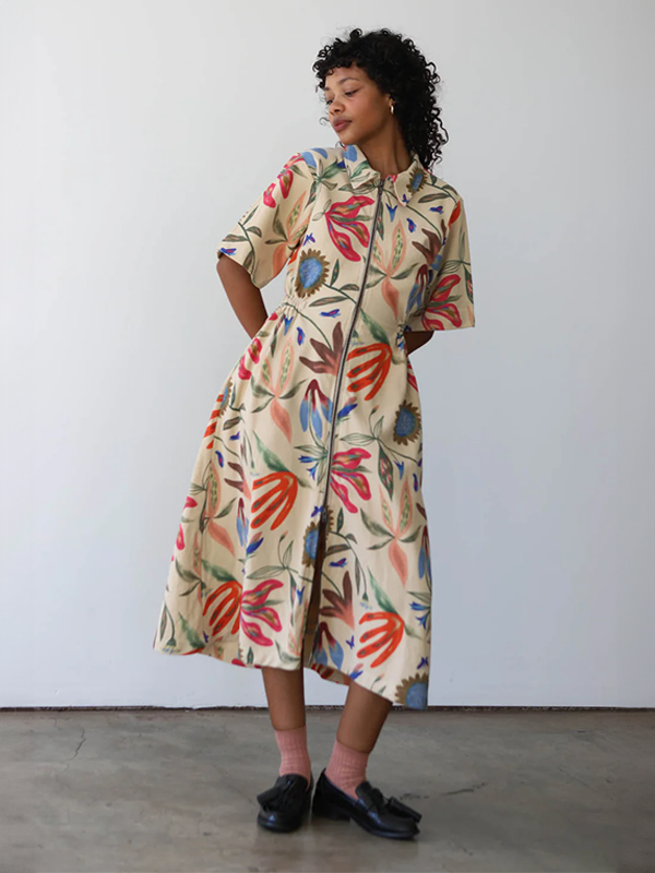 knee length dresses for ladies Long Utility Dress main image 0