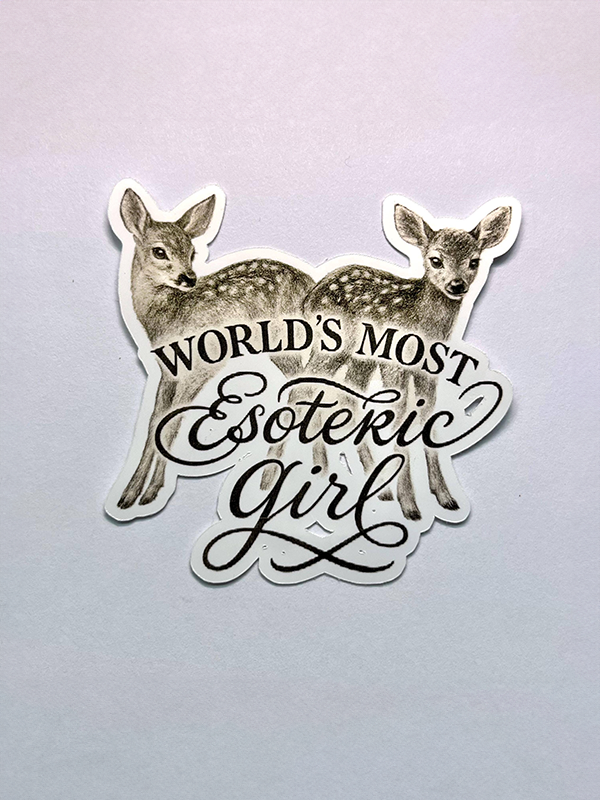Esoteric Girl Doe Sticker