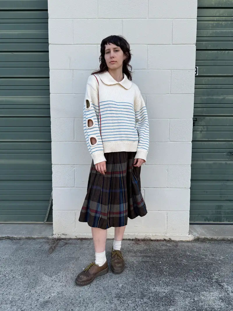 Sheet of Paper Knit Sweater