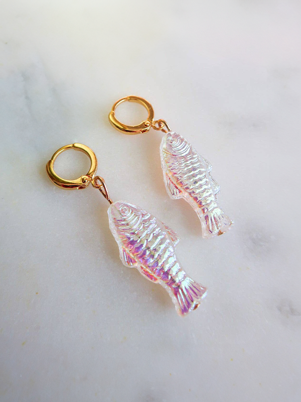 Current of Dreams Fish Earrings
