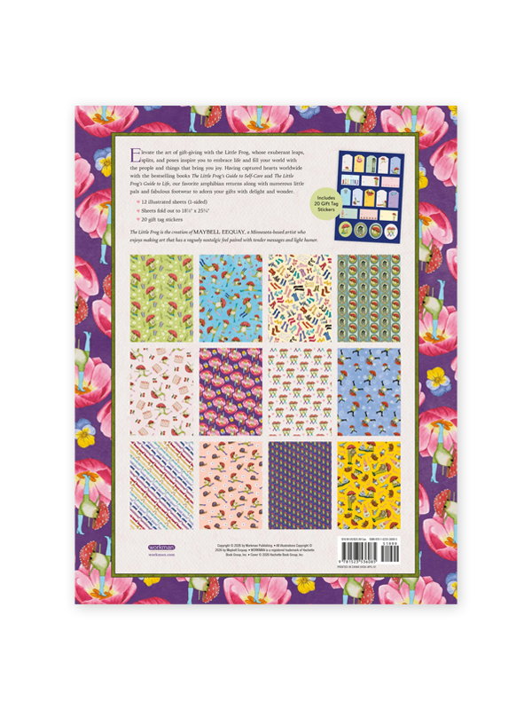 The Little Frog Wrapping Paper Book