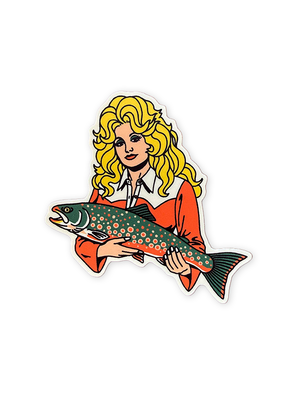 Dolly Holding Varden Sticker
