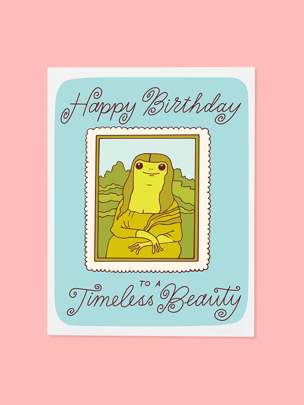 Timeless Beauty Birthday Card