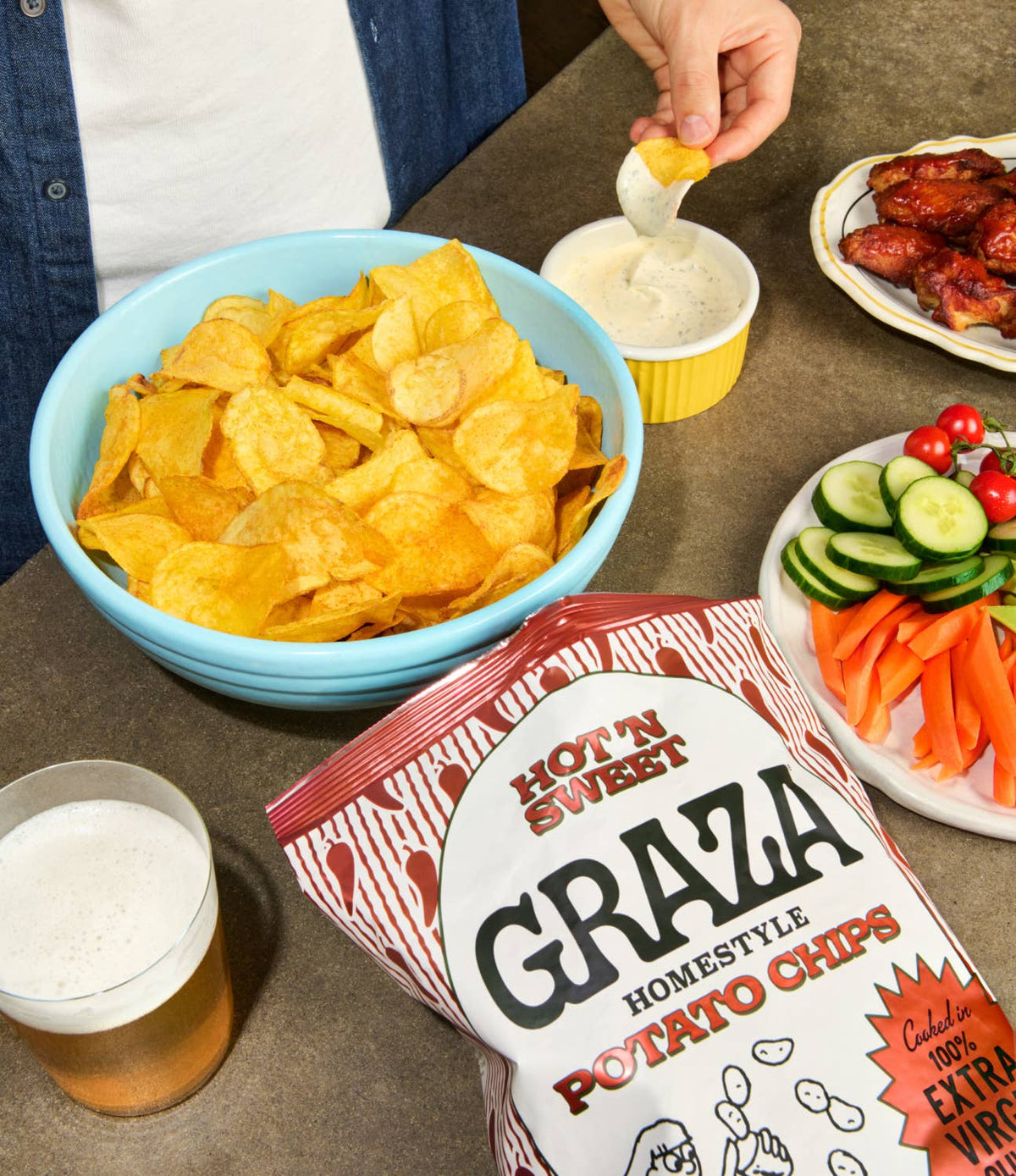 Hot 'n Sweet Potato Chips