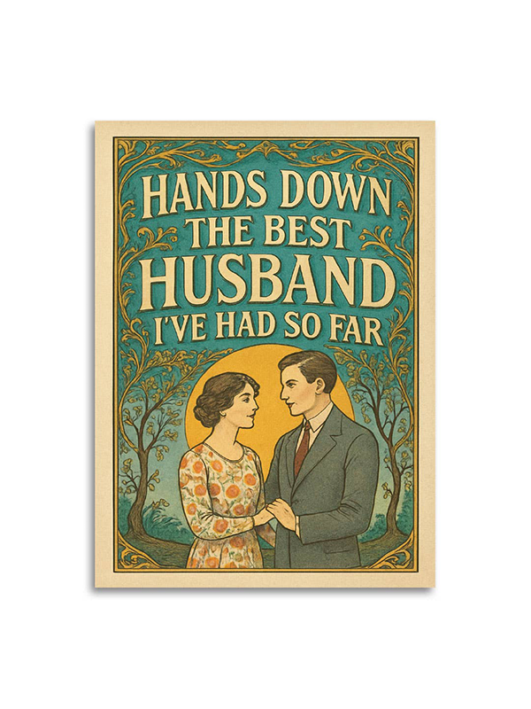 Best Husband So Far Anniversary Card