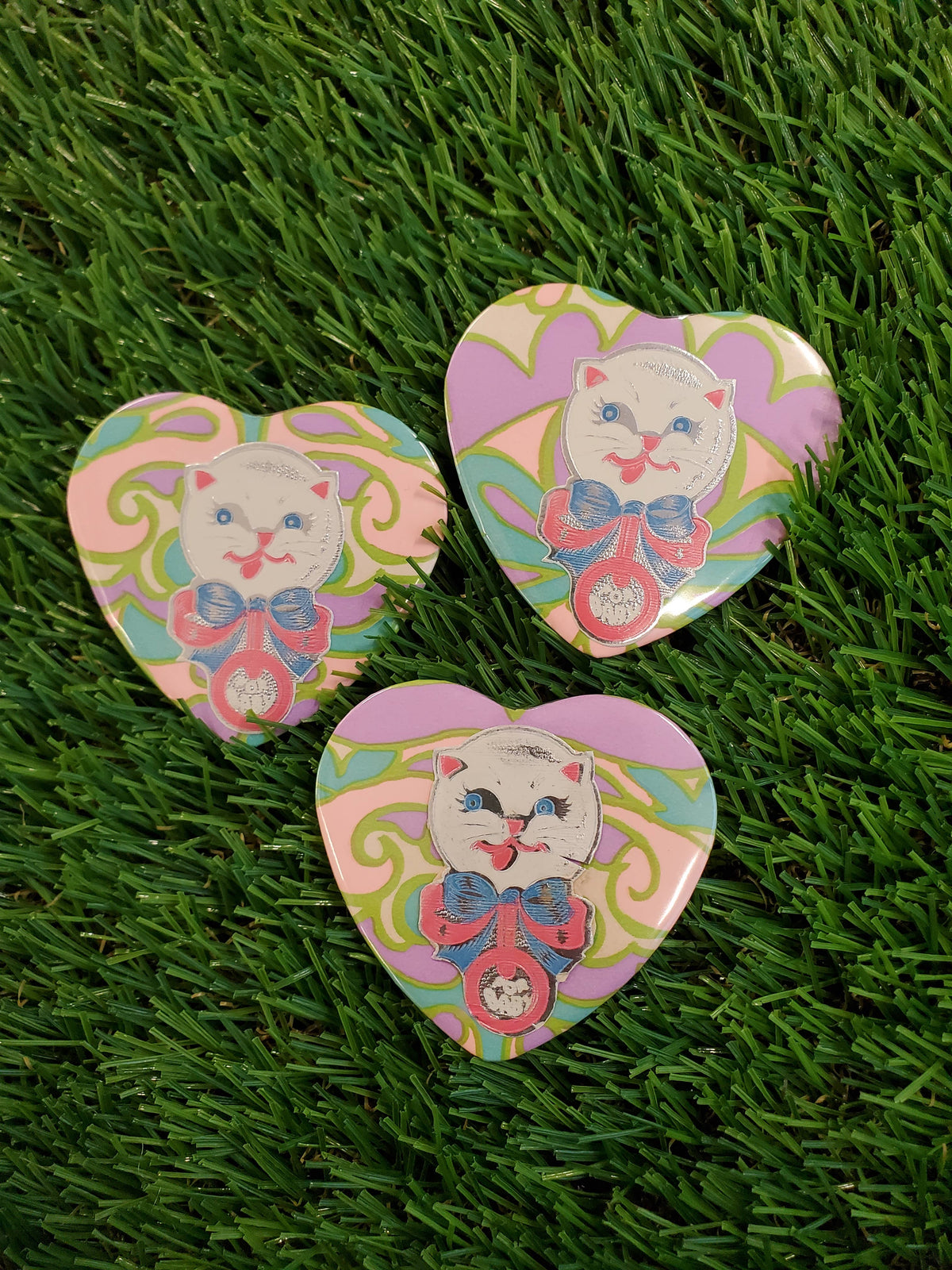 For Baby Cat Heart Magnet