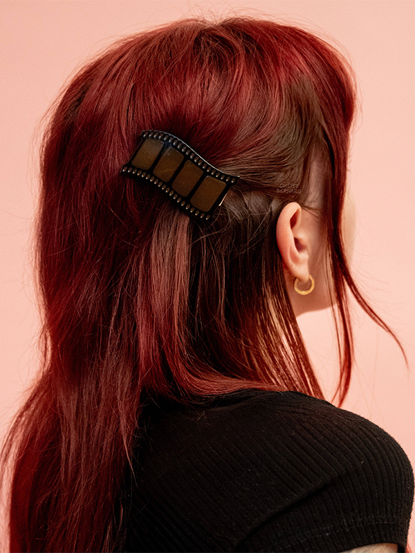 Film Reel Hair Clip