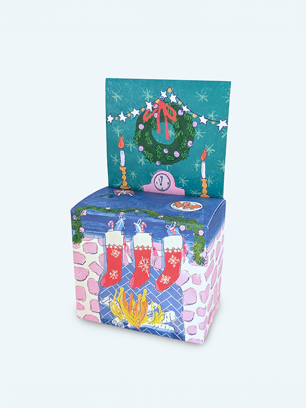 Candy Buttermints: "The Night Before Christmas" Fireplace