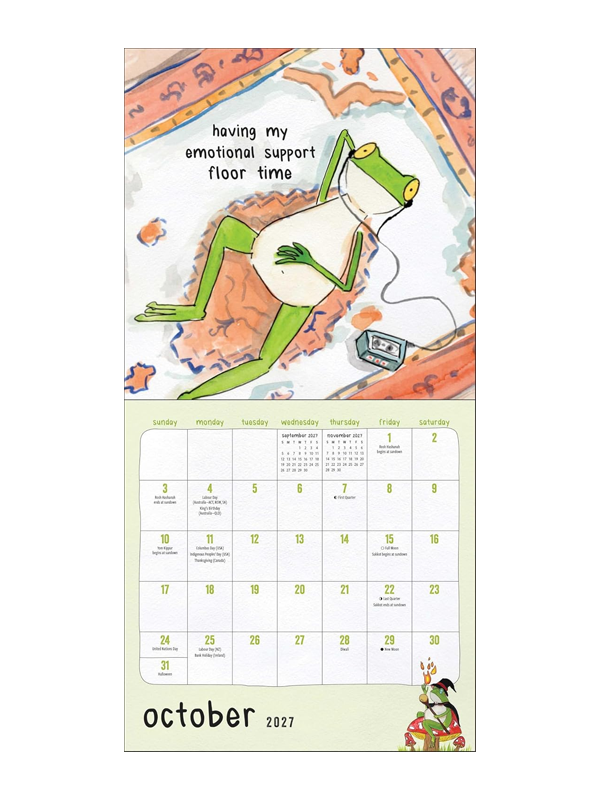 Just Froget About It 2027 Mini Wall Calendar