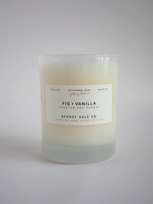 Fig + Vanilla Soy Candle