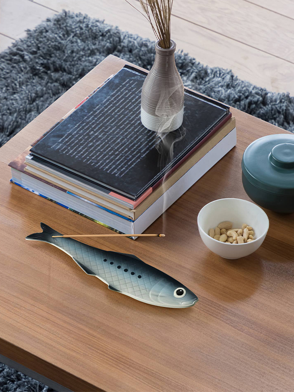 Reel Calm: Sardine Ceramic Incense Holder