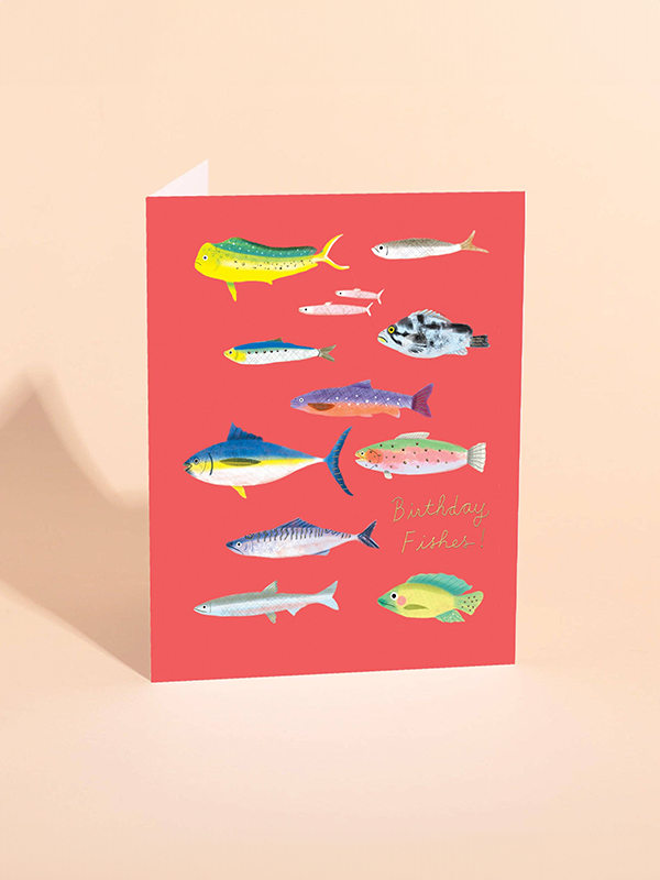 Go Fish Birthday Card