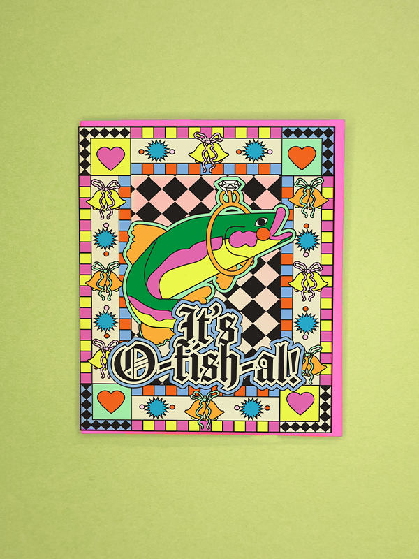 It's O-fish-al Wedding Card